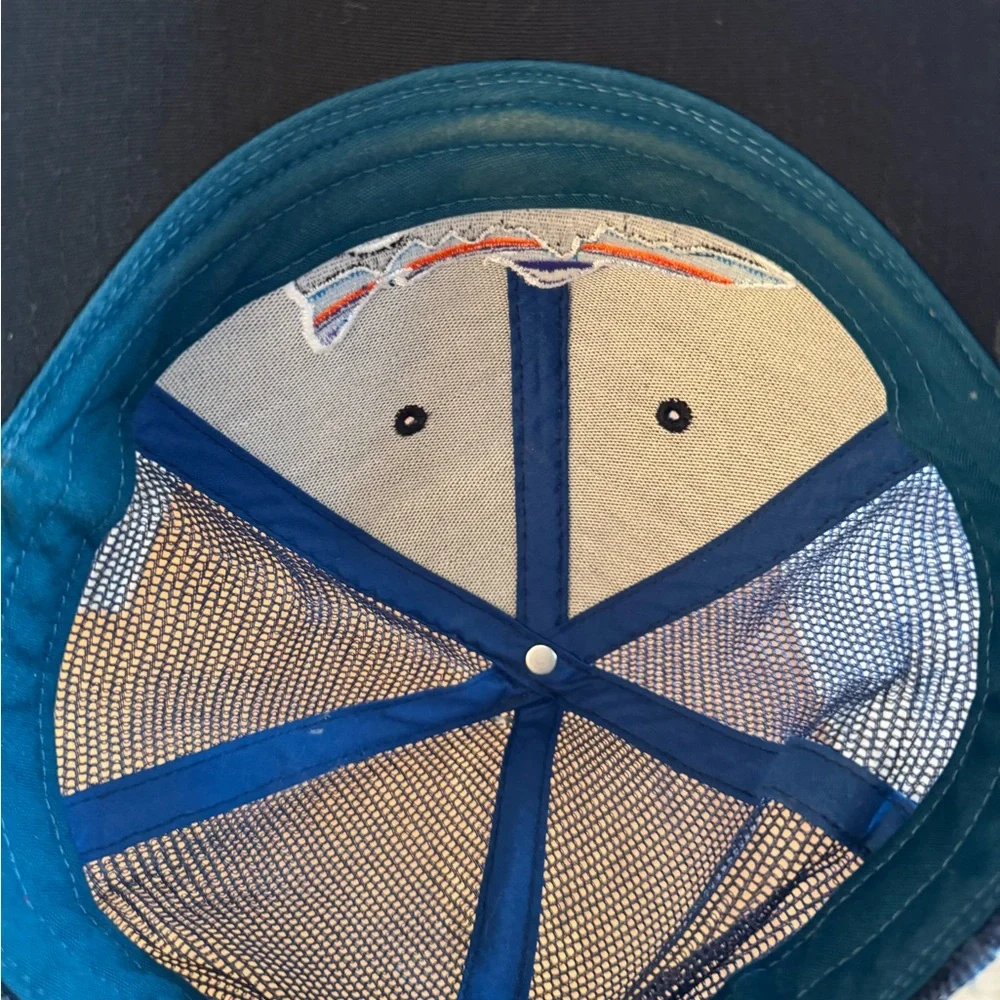 Patagonia Navy and Teal Trucker Hat - Picture 4 of 6